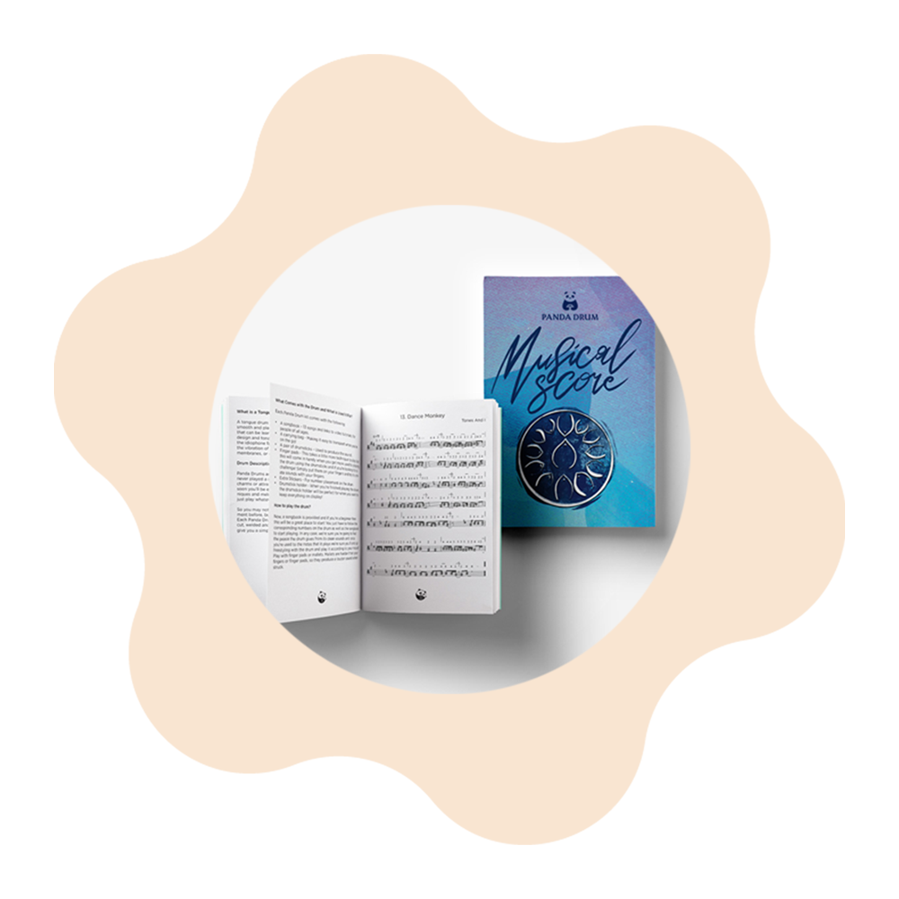 8-Tone Drum Music Sheet (Expanded)